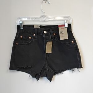 Levi's Women's Black Denim Shorts